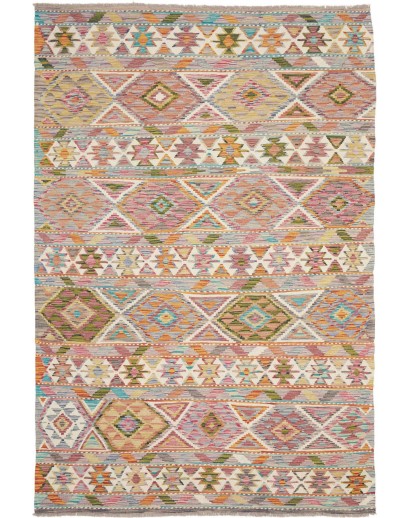 Tappeto Kilim Afghanistan marrone 165x250