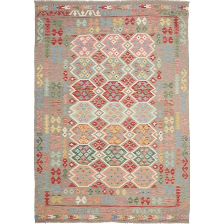 Tappeto Kilim Afghanistan marrone 174x249