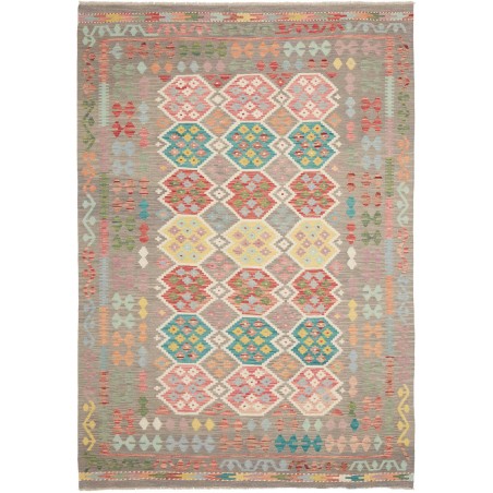 Tappeto Kilim Afghanistan marrone 173x252