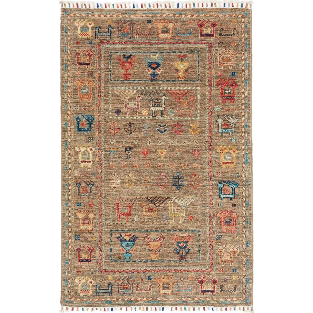 Tappeto Rubin Pakistan marrone beige 80x122