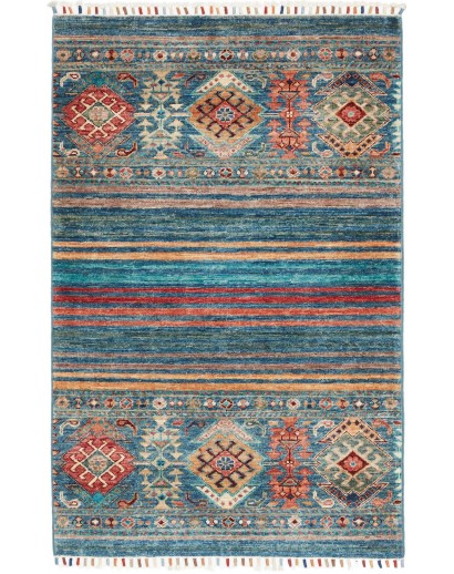 Tappeto Rubin Pakistan azzurro marrone 80x125