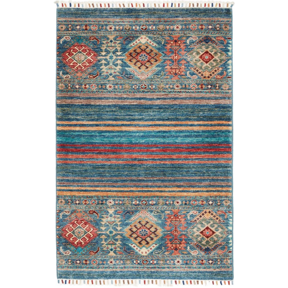 Tappeto Rubin Pakistan azzurro marrone 80x125