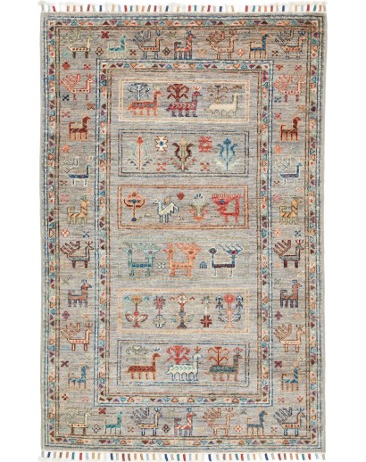 Tappeto Rubin Pakistan azzurro grigio 82x127