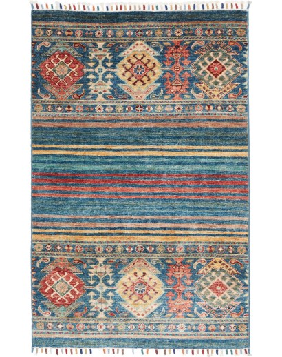 Tappeto Rubin Pakistan marrone azzurro 80x123