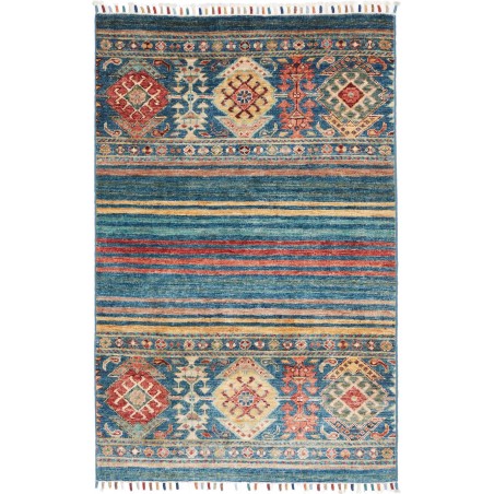 Tappeto Rubin Pakistan marrone azzurro 80x123