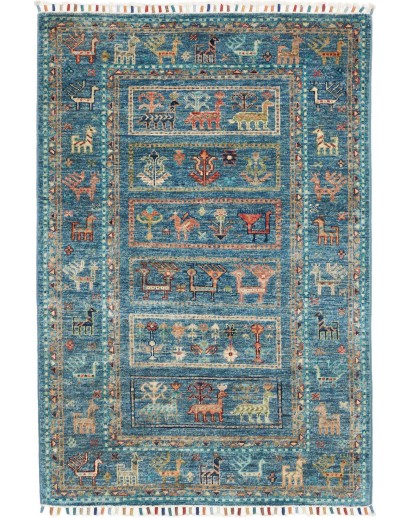 Tappeto Rubin Pakistan grigio beige 81x123