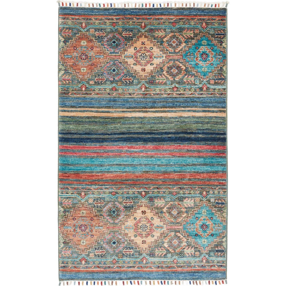 Tappeto Rubin Pakistan bianco giallo 80x130