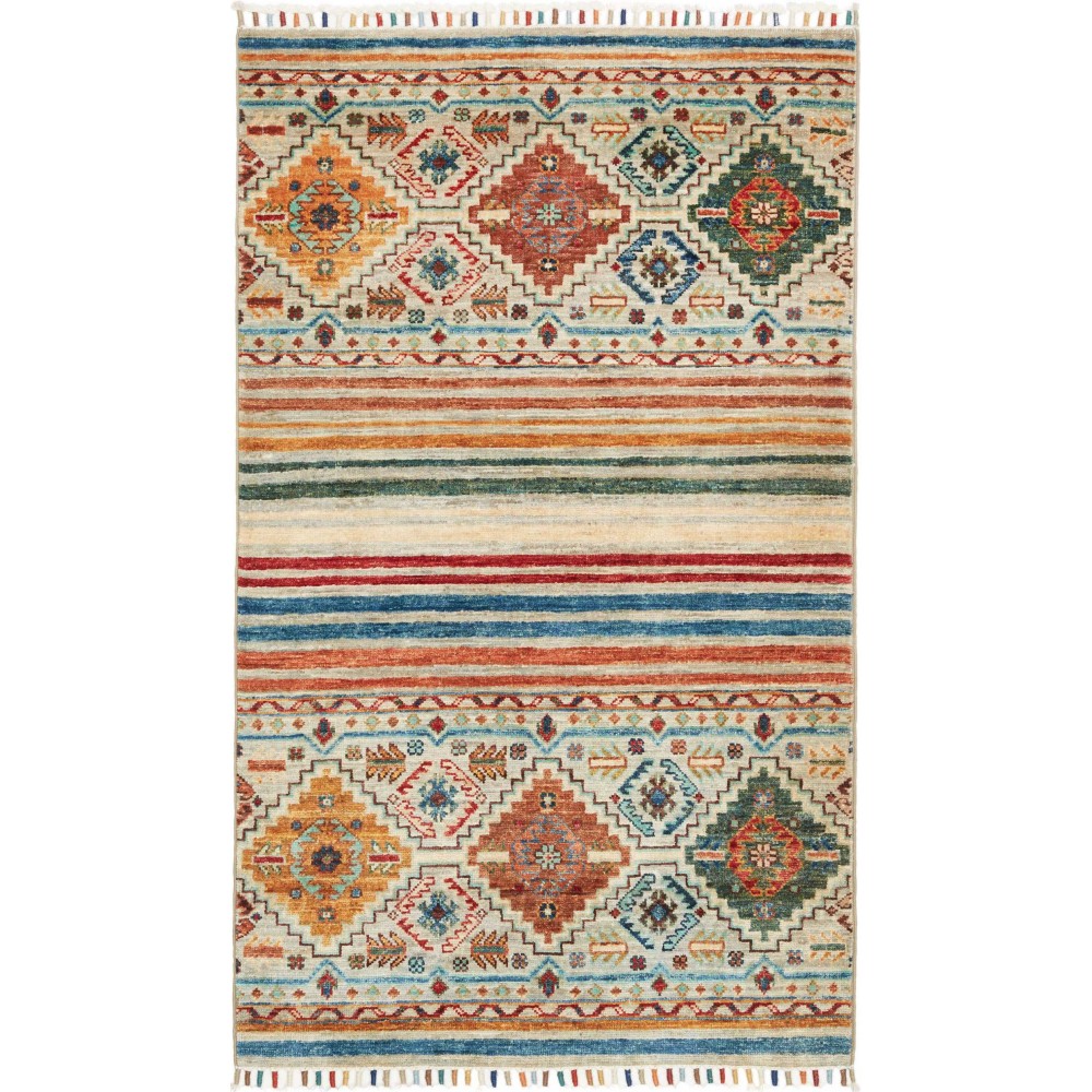 Tappeto Rubin Pakistan marrone grigio 79x130