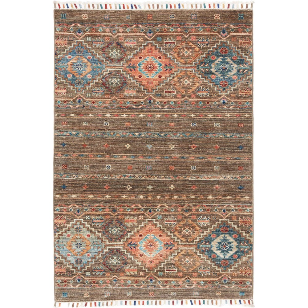 Tappeto Rubin Pakistan bianco marrone 79x117