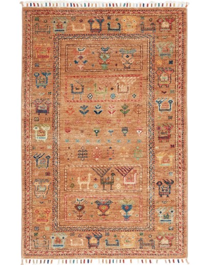 Tappeto Rubin Pakistan arancione bianco 81x123