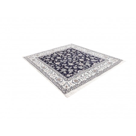 Tappeto Nain Kashmar Persia grigio 196x213