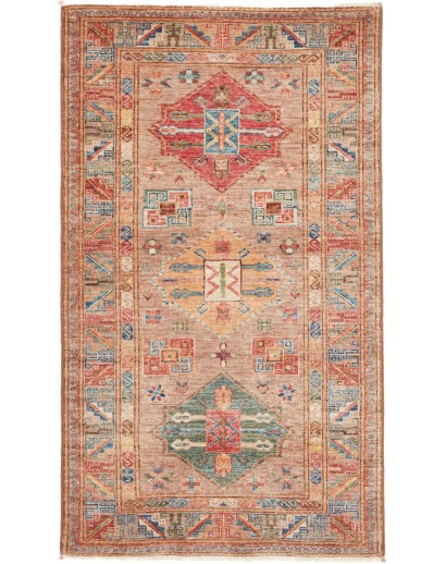 Tappeto Kazak Fine Pakistan marrone 82x140