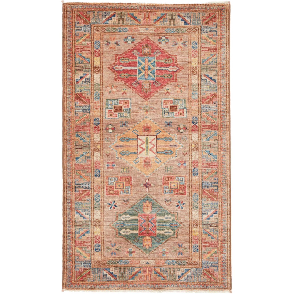 Tappeto Kazak Fine Pakistan marrone 82x140
