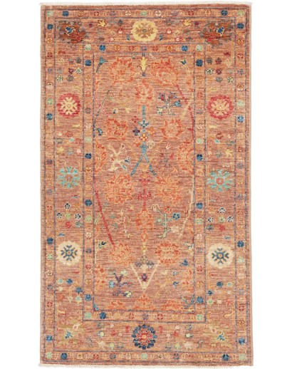 Tappeto Zigler Fine Pakistan marrone arancione 75x128