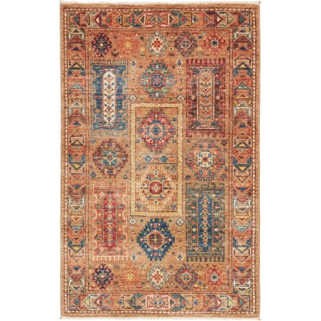 Tappeto Tribal Pakistan marrone grigio 81x128