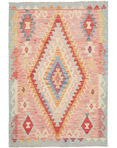 Tappeto Kilim Afghanistan marrone 109x157