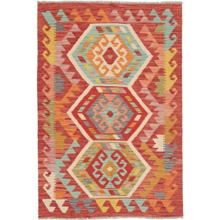 Tappeto Kilim Afghanistan marrone 97x145