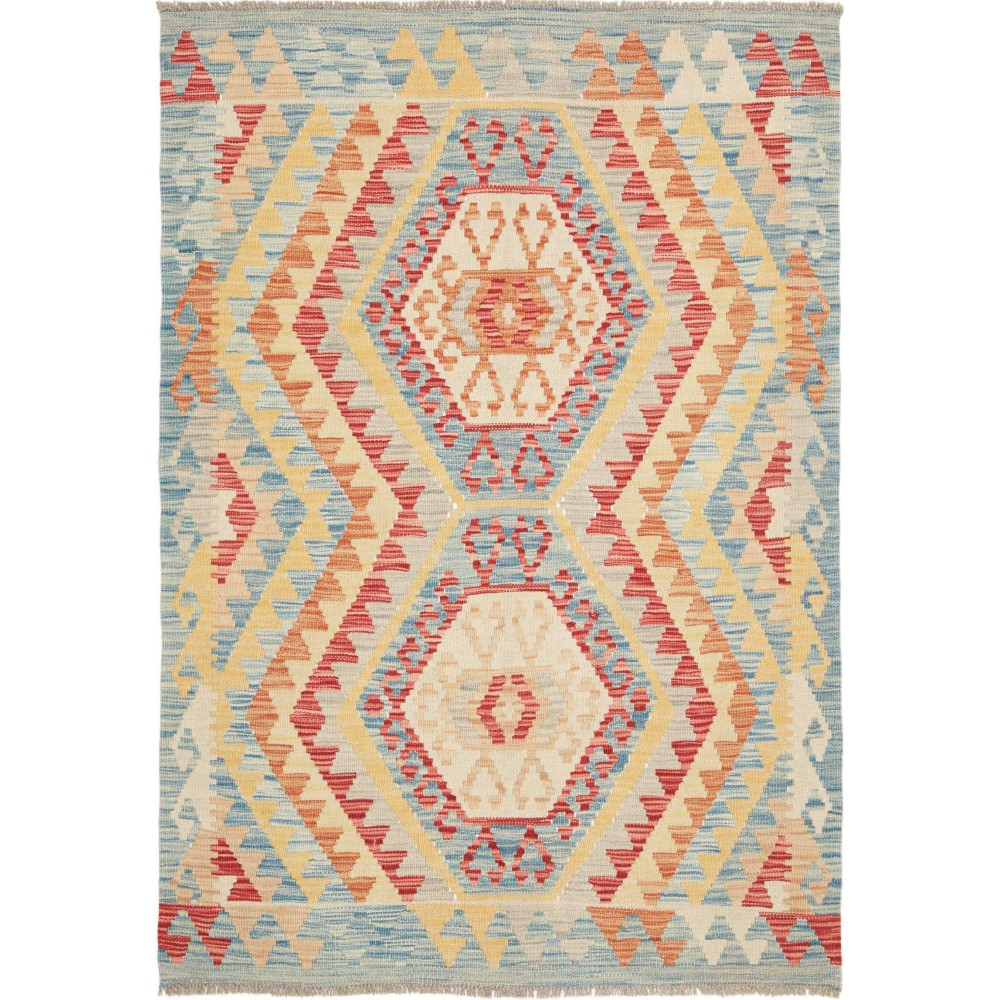 Tappeto Kilim Afghanistan marrone 107x153