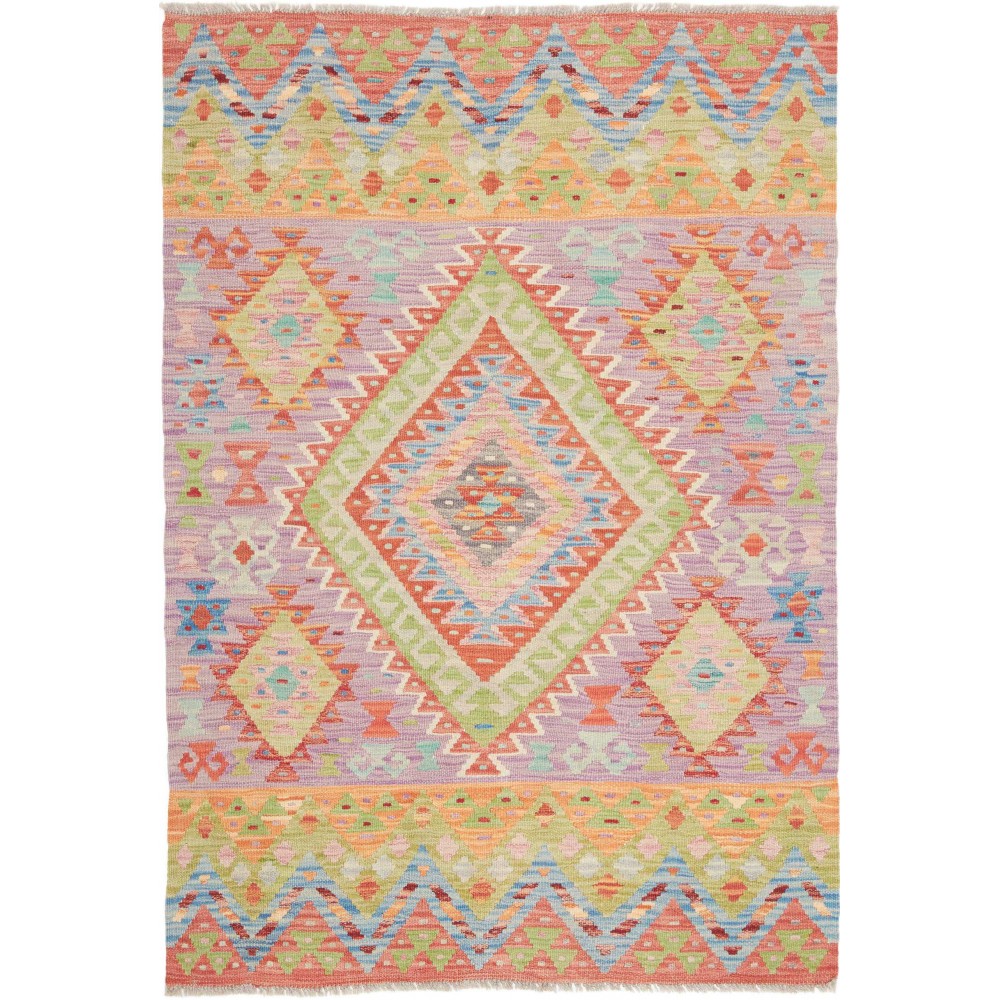 Tappeto Kilim Afghanistan marrone beige 99x146