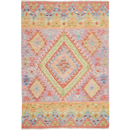 Tappeto Kilim Afghanistan marrone beige 99x146