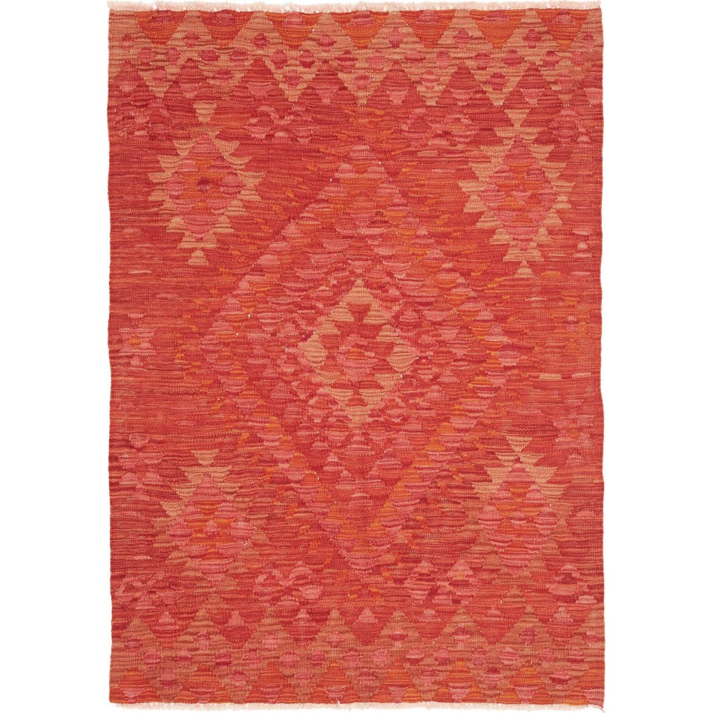 Tappeto Kilim Afghanistan rosso 104x150