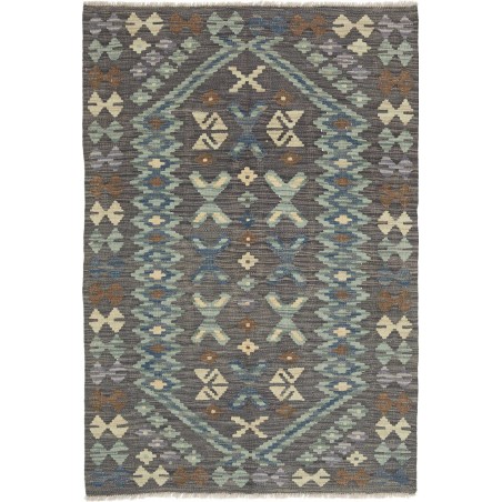 Tappeto Kilim Afghanistan azzurro beige 101x149