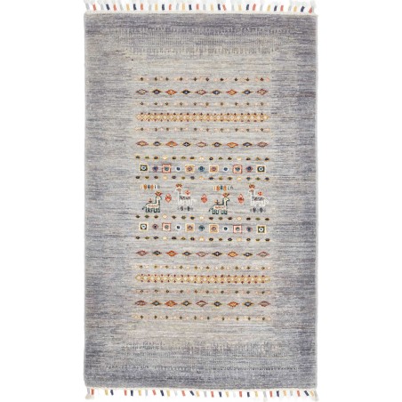 Tappeto Siva Pakistan beige azzurro 80x126