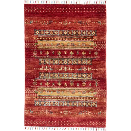 Tappeto Siva Pakistan marrone grigio 81x121