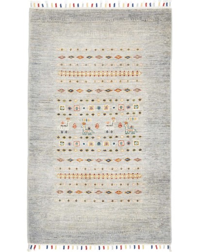 Tappeto Siva Pakistan beige grigio 78x127