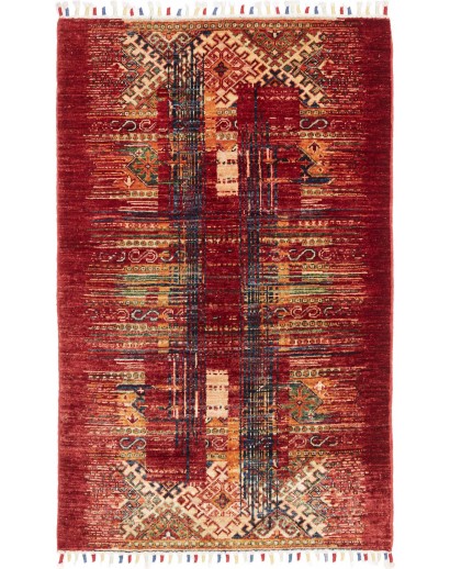 Tappeto Siva Pakistan marrone grigio 80x124