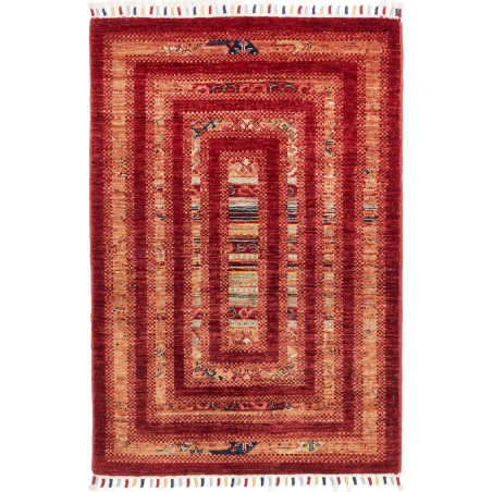 Tappeto Siva Pakistan marrone arancione 80x116