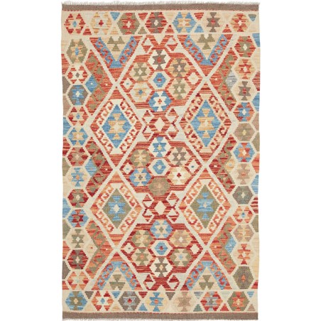 Tappeto Kilim Afghanistan marrone 102x161