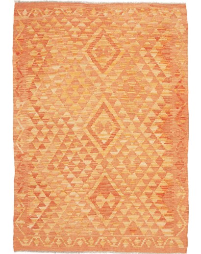 Tappeto Kilim Afghanistan marrone 106x145