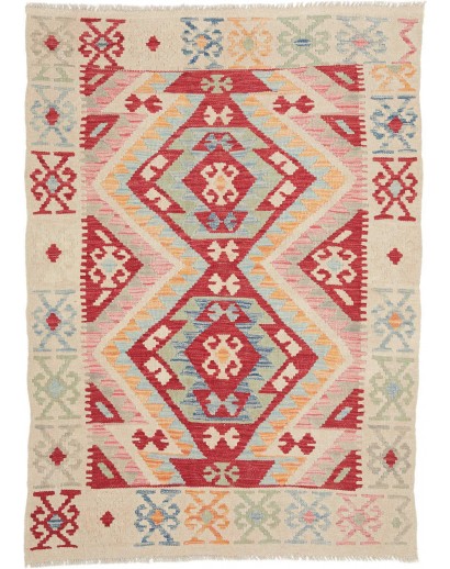 Tappeto Kilim Afghanistan beige 105x145