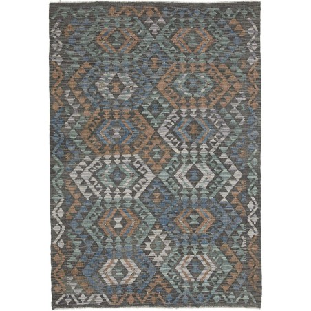 Tappeto Kilim Afghanistan azzurro 128x185