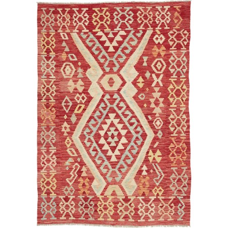 Tappeto Kilim Afghanistan marrone 128x186