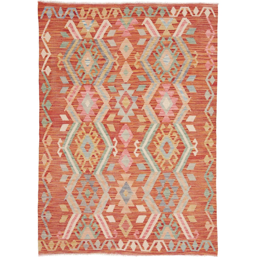 Tappeto Kilim Afghanistan marrone 129x180