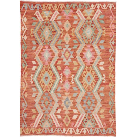 Tappeto Kilim Afghanistan marrone 129x180