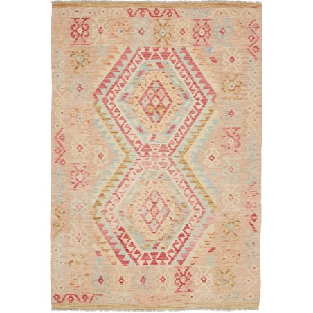 Tappeto Kilim Afghanistan marrone 128x186