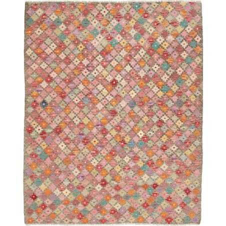Tappeto Kilim Afghanistan marrone 132x163