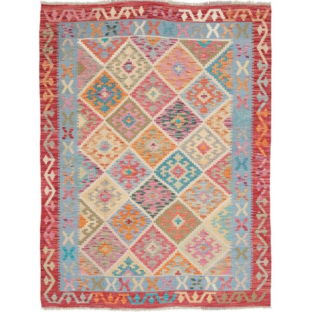 Tappeto Kilim Afghanistan marrone 130x172