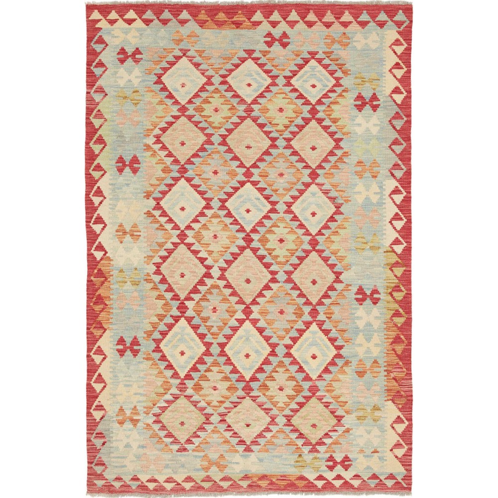 Tappeto Kilim Afghanistan marrone beige 123x187
