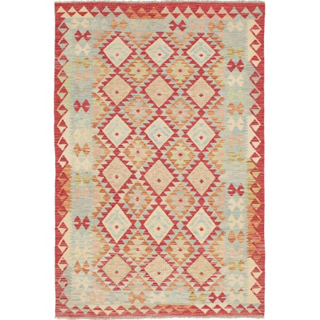 Tappeto Kilim Afghanistan marrone beige 123x187