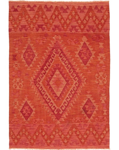 Tappeto Kilim Afghanistan marrone 119x175