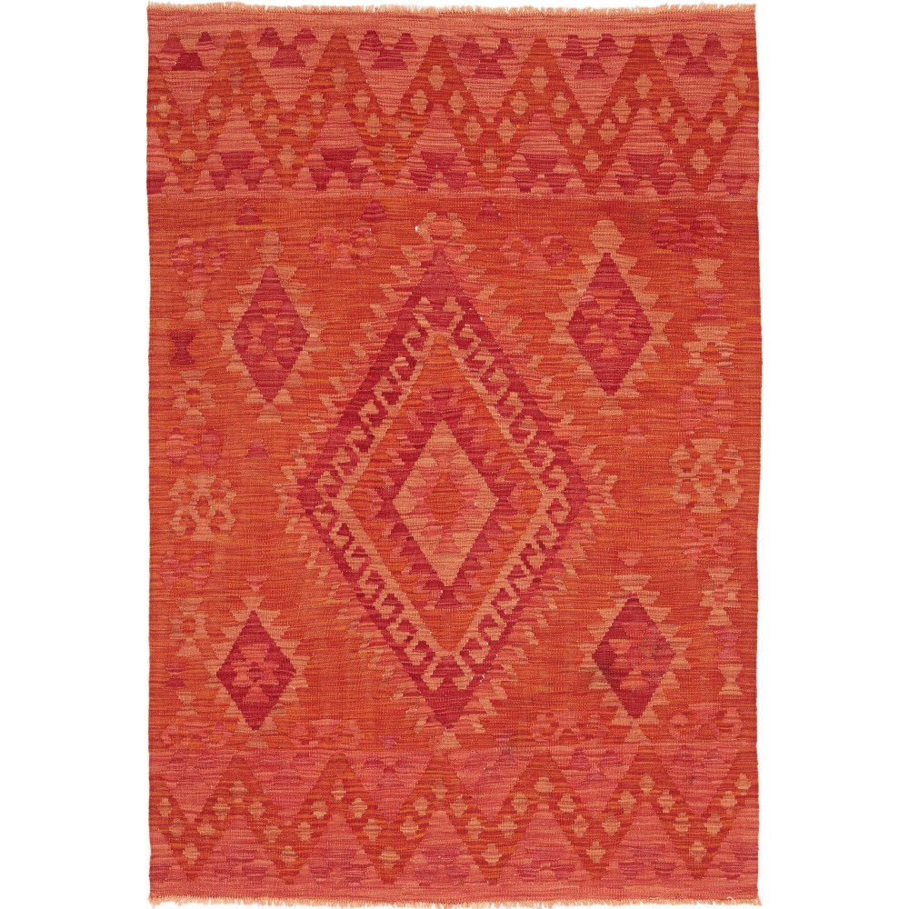 Tappeto Kilim Afghanistan marrone 119x175