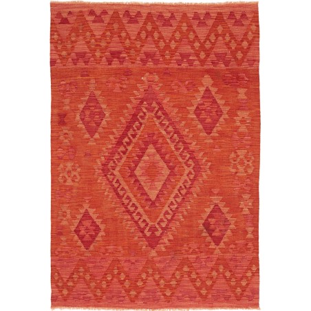 Tappeto Kilim Afghanistan marrone 119x175