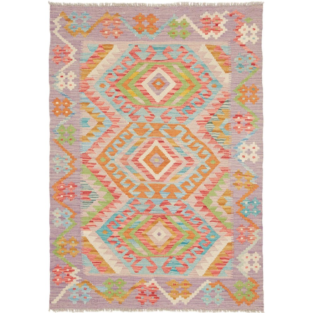 Tappeto Kilim Afghanistan marrone beige 98x142