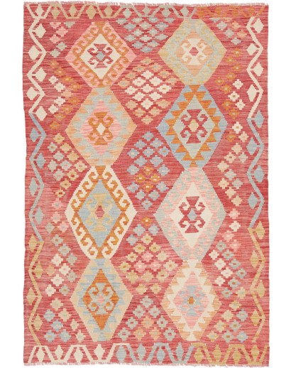 Tappeto Kilim Afghanistan marrone 120x178