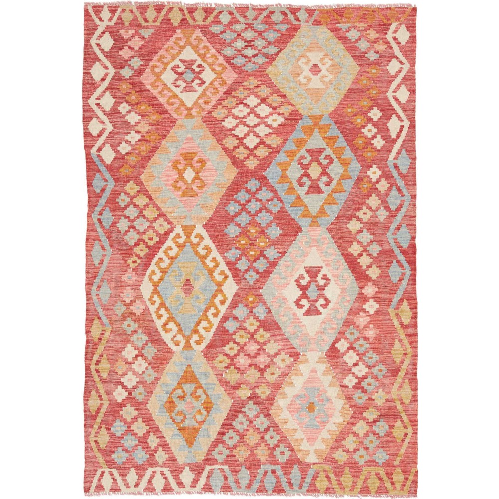 Tappeto Kilim Afghanistan marrone 120x178