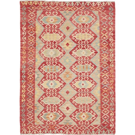 Tappeto Kilim Afghanistan marrone 133x182